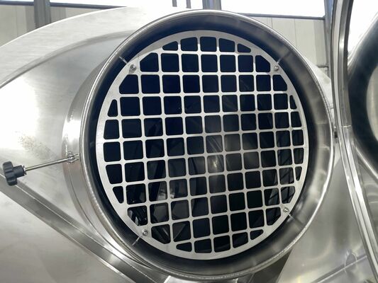 2 x New 15.300L stainless-steel AISI316L vertical mixing tanks.