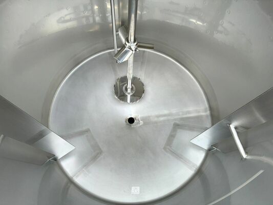 1 x Nieuwe roestvrijstalen verticale mengtank van 1.000L in AISI 316L