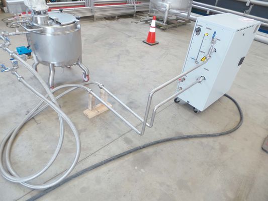 2 x 200L V4A; Mischbehälter mit elektrische Steuerung; Isoliert; Wärmetauscher; Heizaggregat