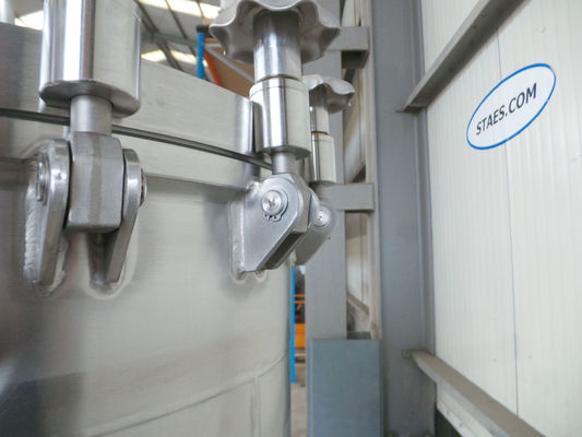 OR161078: 1 x 100L AISI316L RVS roestvrijstalen druktank; 6.6bar ; enkelwandig vertikaal