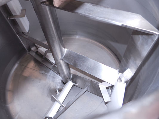 OR160840 - 1 x 100L AISI316; mixing tank; insulated; heat-exchange & 1 x 120L AISI304L mixing tank; gate agitator with scrapers; heat exchanger; insulation