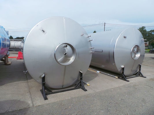 2 x 26,2m³; V2A; Drucktanks für Bier; 2.5 bar PED CE TüV; 10% Rx