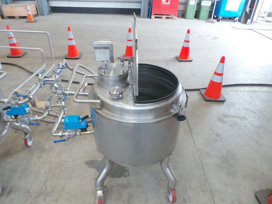 2 x 200L V4A; Mischbehälter mit elektrische Steuerung; Isoliert; Wärmetauscher; Heizaggregat