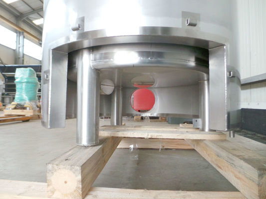 1 x 1.5m³ cuve d'ébullition; isolée avec paroi pour evacuation gaz; bain-marie