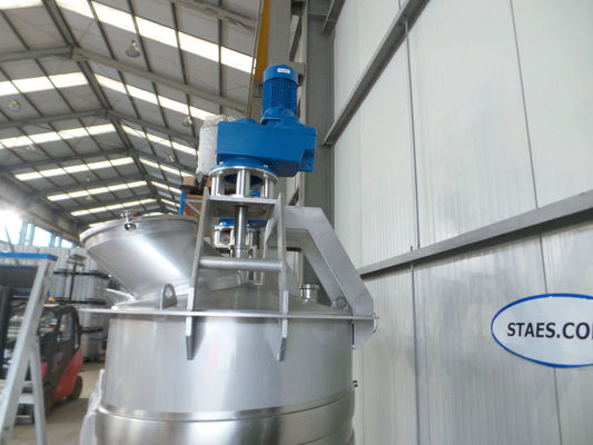 2 x 1.500L AISI316L; Mischbehälter; Wärmetauscher; 1 x Ankerrührer;