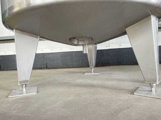 1 x Nieuwe roestvrijstalen verticale mengtank van 1.330L in AISI316L