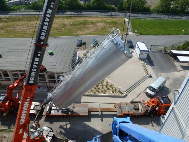 6 x 120.000L - 1006 US bbl - 31.700 US gal AISI 304; Stainless-steel storage-tanks; vertical; insulated; conical