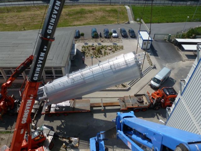 6 x 120.000L - 1006 US bbl - 31.700 US gal AISI 304; Stainless-steel storage-tanks; vertical; insulated; conical