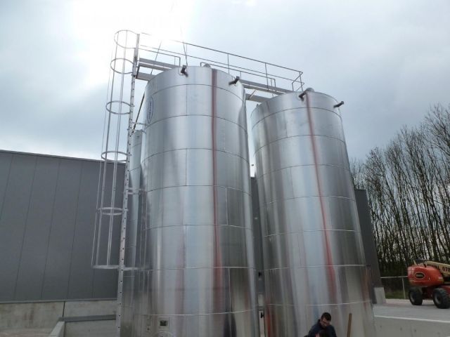 Project 4 x 50 m³ AISI 304