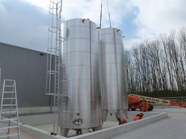 Project 4 x 50 m³ AISI 304