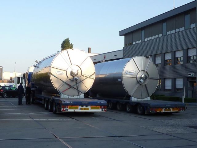 Project 1 x 10m³, 5 x 100m³, 4 x 100m³, 2 x 40m³, 1 x 35m³