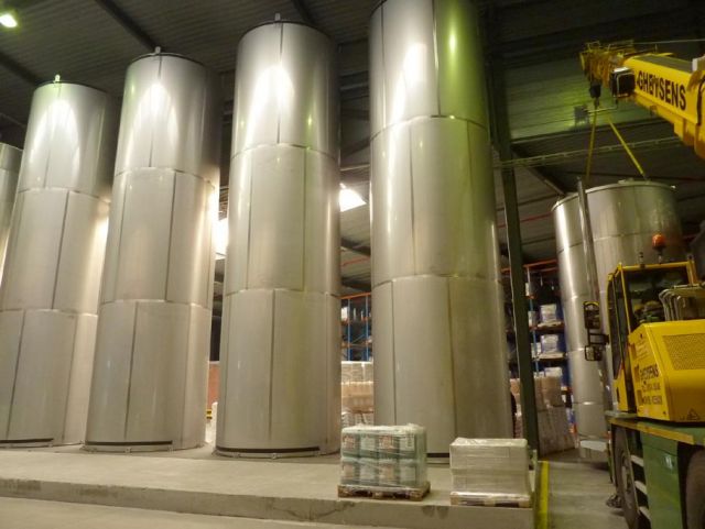 Project 1 x 10m³, 5 x 100m³, 4 x 100m³, 2 x 40m³, 1 x 35m³