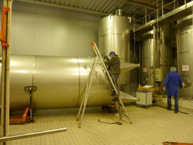 Projekt 3 x 14,5m³ AISI 304