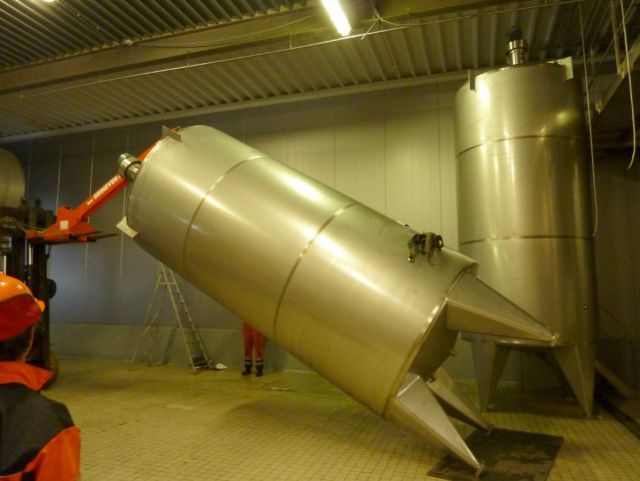 Projekt 3 x 14,5m³ AISI 304