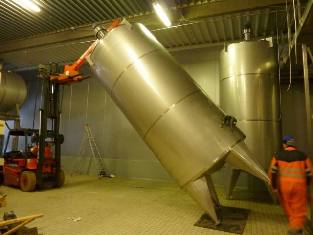 Projekt 3 x 14,5m³ AISI 304