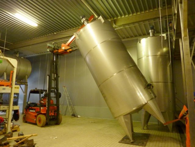 Projekt 3 x 14,5m³ AISI 304