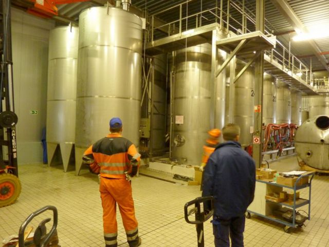 Projekt 3 x 14,5m³ AISI 304