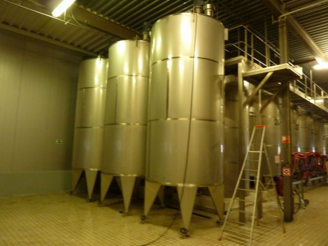 Projekt 3 x 14,5m³ AISI 304