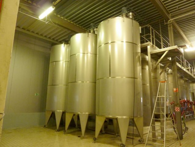 Projekt 3 x 14,5m³ AISI 304