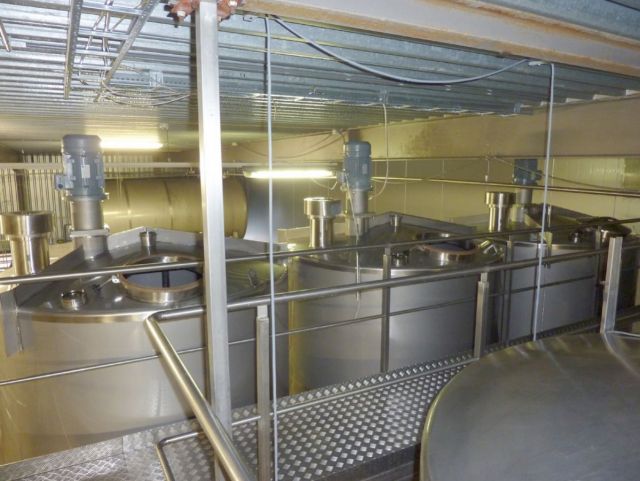 Projekt 3 x 14,5m³ AISI 304