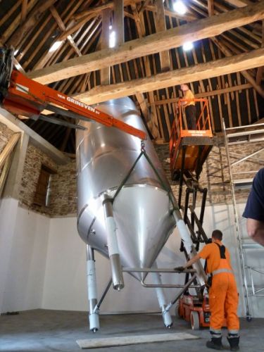 Project 2 x 22 m³ AISI 304 fermentation