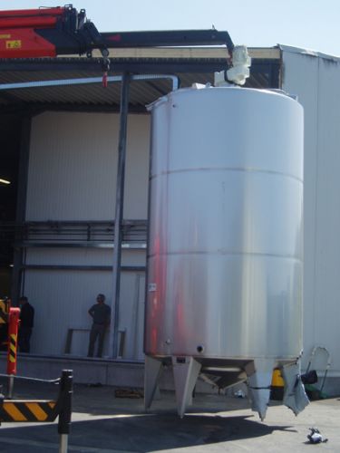 Project 2 x 15m³; AISI 304; warmtewisselaar; raamroerwerk; geisoleerd