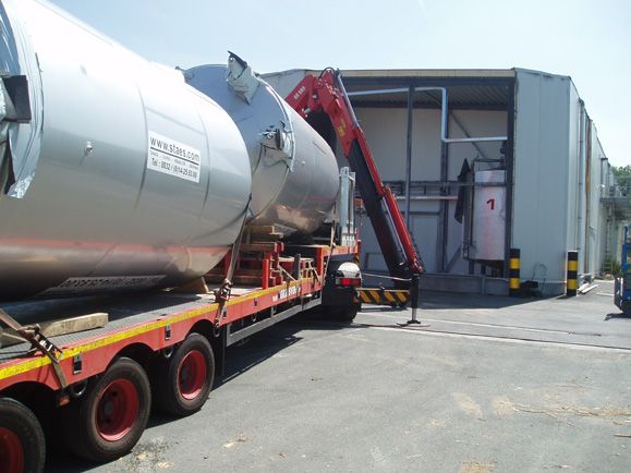 Project 2 x 15m³; AISI 304; warmtewisselaar; raamroerwerk; geisoleerd