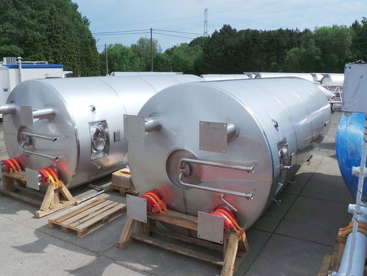 2 x 26,2m³; V2A; Drucktanks für Bier; 2.5 bar PED CE TüV; 10% Rx