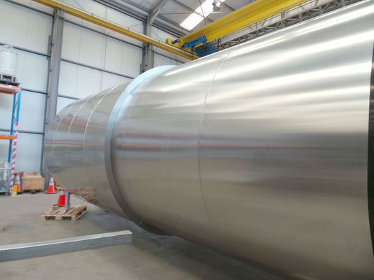 OR160412 - Brouwerij: 2 x 51 m³ AISI 316; roestvrijstalen opslagtanks; geisoleerd; vertikaal;