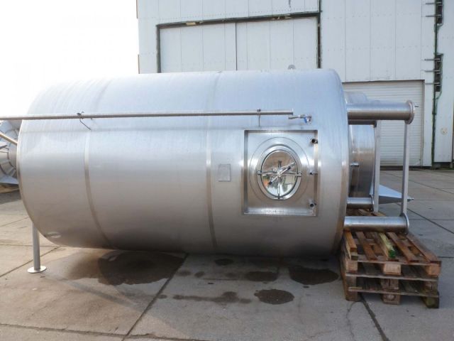 Project 2 x 12m³ AISI 304; heatexchanger, insulation; pressure