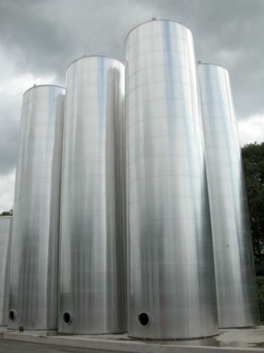 Project 6 x 185m³ & 2 x 60m³ AISI 304; occasion; echangeur thermique; isolation