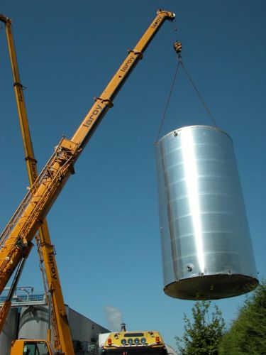 Project 6 x 185m³ & 2 x 60m³ AISI 304; occasion; echangeur thermique; isolation