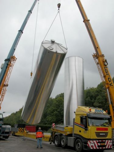 Project 6 x 185m³ & 2 x 60m³ AISI 304; occasion; echangeur thermique; isolation