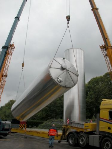 Project 6 x 185m³ & 2 x 60m³ AISI 304; occasion; echangeur thermique; isolation