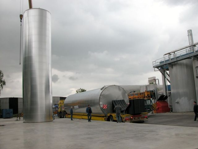 Project 6 x 185m³ & 2 x 60m³ AISI 304; occasion; echangeur thermique; isolation