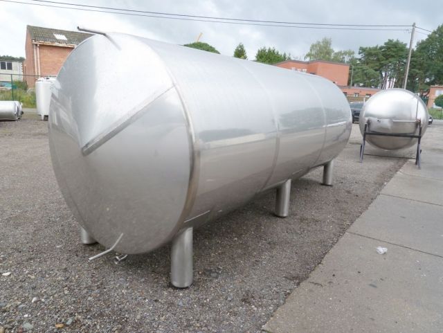 Project 1 x 15m³; 1 x 10m³, 1 x 5 m³; 6 x 2,5m³ AISI 316 horizontal