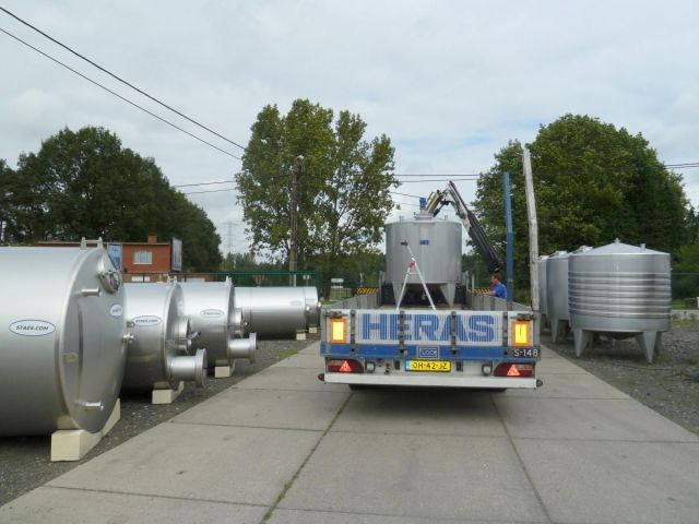 Project 3 x 5m³ AISI 304; enkelwandig; roerwerk