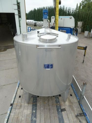 Project 3 x 5m³ AISI 304; enkelwandig; roerwerk