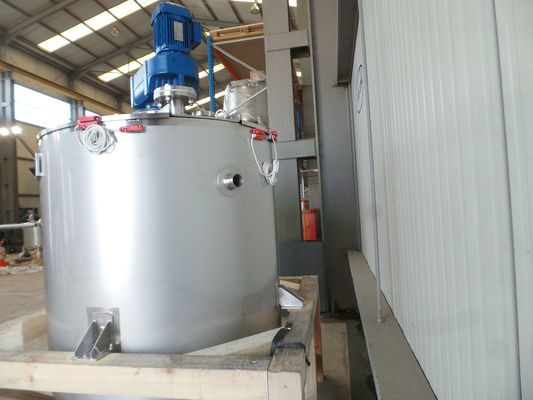 OR160840: 1 x 600L AISI316L Mischtank; Wärmetauscher; Isolierung