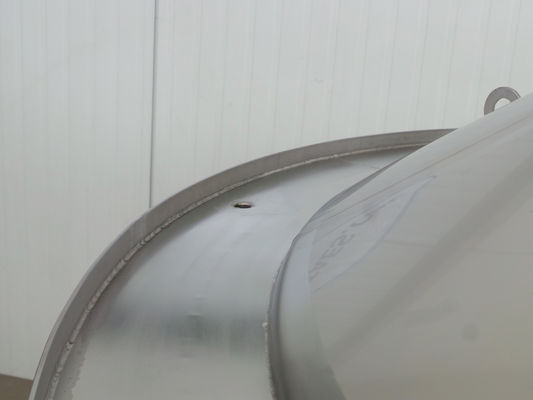 1 x 1.5m³ bier kookketel; brouwketel; geisoleerd met schouw voor gasdampen