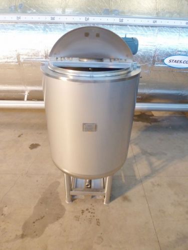 1 x 1.000L V2A; Edelstahl Mischbehälter; Wärmetauscher; Isoliert; Anker Rührwerk