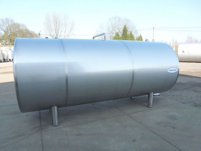 1 x 4.800L -  40 US bbl - 1.270 US gal AISI316; Stainless-steel storage-tank; insulated; horizontal