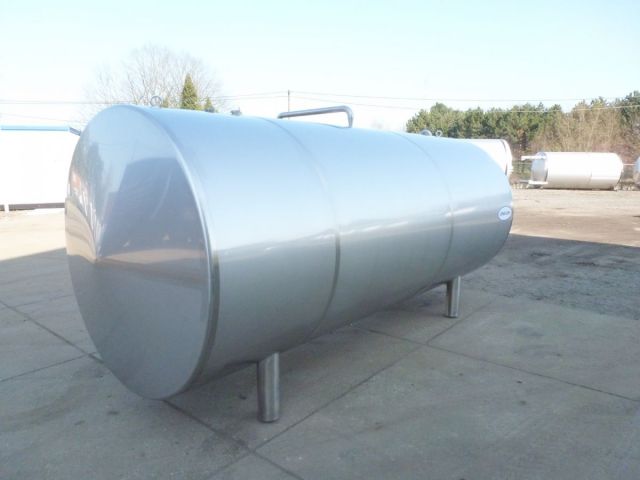 1 x 4.800L -  40 US bbl - 1.270 US gal AISI316; Stainless-steel storage-tank; insulated; horizontal
