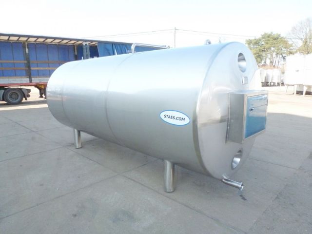 1 x 4.800L -  40 US bbl - 1.270 US gal AISI316; Stainless-steel storage-tank; insulated; horizontal