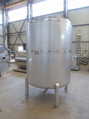 1 x 3.5m³ & 1 x 6.8m³ AISI316L; Edelstahl Behälter; einwandig; vertikal