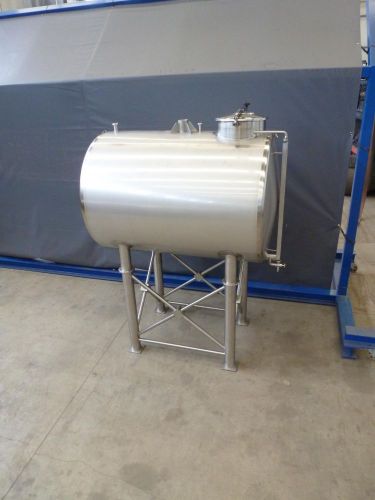 1 x 1.6m³ V4A; einwandig; liegend