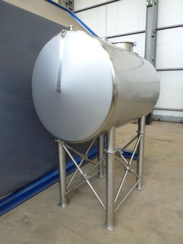 1 x 1.6m³ V4A; einwandig; liegend