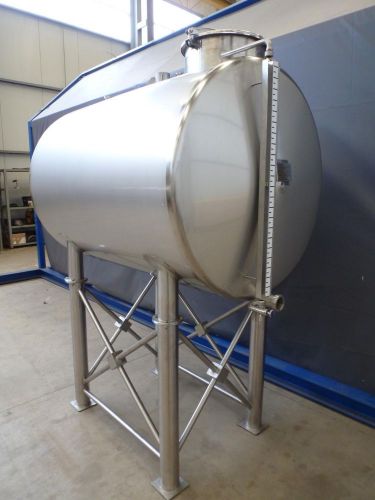 1 x 1.6m³ V4A; einwandig; liegend