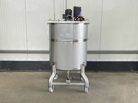 1 x Neuer vertikaler 650L Edelstahl-Mischbehälter aus AISI316L
