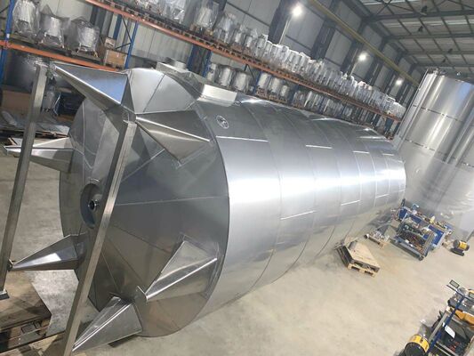 1 x neuer vertikaler 50.000-Liter-Lagertank aus Edelstahl aus AISI304L